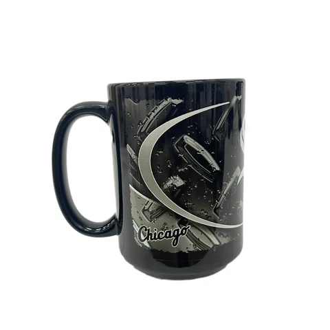 MLB 15oz. Black Diamond Plate Mug Chicago White Sox Cover