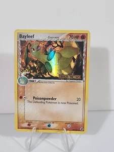 HOLO Bayleef Delta Species EX Dragon Frontiers Pokemon TCG 26/101 TIMBRATO HP - Foto 1 di 4