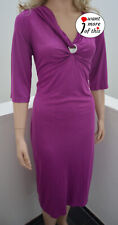 Versace Collection Dress Kleid Beere DE 44 IT 50 Midikleid Abito Donna