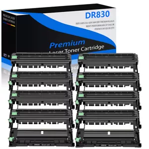 8Packs DR830 DR-830 for Brother HL-L2405W HL-L2460DW MFC-L2900DW Laser Printer - Picture 1 of 21