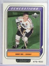 1999-00 Upper Deck Retro Generation Level 2 Bobby Orr #D478/500 #G4B