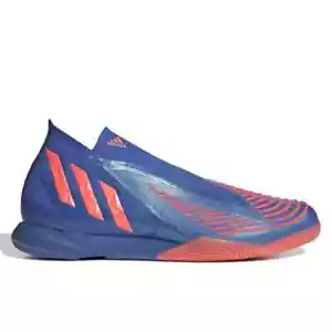 ADIDAS PREDATOR EDGE.1 IN - HI-RES BLUE/TURBO INDOOR-GX0015 - Picture 1 of 10