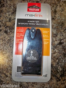 NEW~Maxell Maxlink Ereader Light
