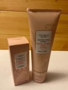 Victoria's Secret Coconut Milk & Rose Gesichtsserum & Gesichtspeeling 2-teiliges Set - Bild 1 von 7