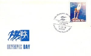 Canada Olympic Games Montreal 1976 postcard with Olympic Shooting cancel - Picture 1 of 1