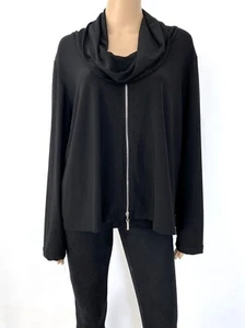 Neu mit Etikett! NEU! JOSEPH RIBKOFF Gr. US 22 2XL UK 24 schwarz Zipfel Kleid Top Bluse Tunika - Bild 1 von 10