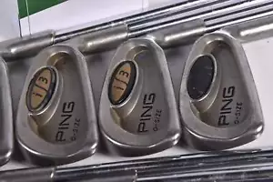 Ping i3 O-Size Irons / 3-PW+SW / Blue Dot / Regular Flex Ping Cushin JZ Shafts - Picture 1 of 7