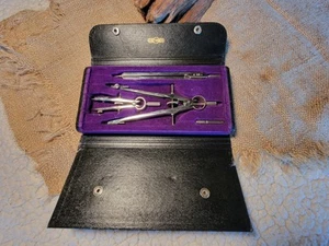 Vintage DIETZGEN 1235-3 drafting Set Complete - Picture 1 of 7