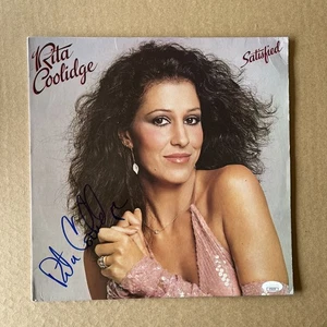 FIRMADO RITA COOLIDGE - SATISFECHO - ÁLBUM DE VINILO JSA MJR - Imagen 1 de 4