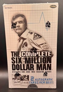 Tarjeta coleccionable Rittenhouse Six Million Dollar Man 2004 caja sellada envío gratuito - Imagen 1 de 4
