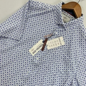 Nueva Camisa International Report Para Hombre Talla L Blanca 4 Vías Elastizada Estampado Palmera - Imagen 1 de 12