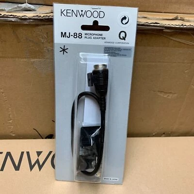 Adaptador de micrófono original Kenwood MJ-88 redondo a adaptador modular -NUEVO Y SELLADO Foto 1 de 3
