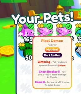 Pet simulator X Dark matter 170Trillion power - Picture 1 of 1