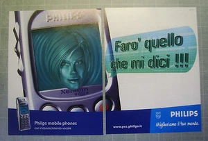 BELLEU000-PUBBLICITA'/ADVERTISING-2000- PHILIPS MOBILE PHONES - Picture 1 of 1