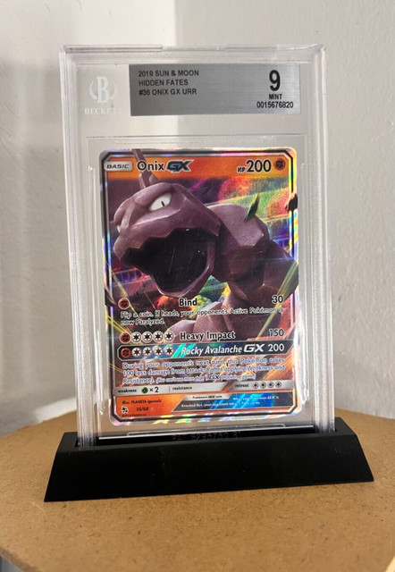 Pokemon Hidden Fates Onix GX #36 