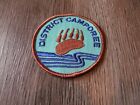 VINTAGE BOY SCOUTS OF AMERICA DISTRICT CAMPOREE BEAR CLAW PATCH