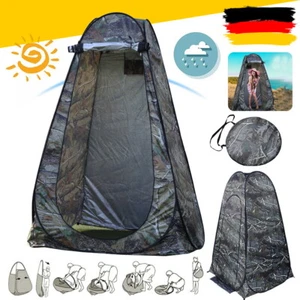 Pop Up Toilettenzelt Duschzelt Umkleidezelt Beistellzelt Angelzelt Camping Zelt - Bild 1 von 10