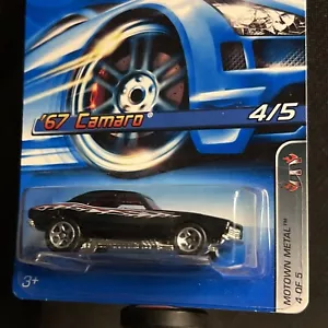 2006 Hot Wheels #89 Motown metal #4 of 5 67" Camaro 5s. red windows silver int. - Picture 1 of 5