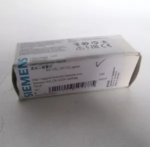 (NUOVO) Siemens Lampada LED Verde 24VDC 8WD4428-6XC - Foto 1 di 5