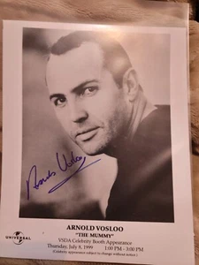 Arnold Vosloo 8x10 signed The Mummy - Picture 1 of 1