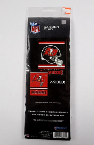 WinCraft Tampa Bay Buccaneers NFL Football 2-Sided 12.5x18 Inch Garden Flag Cover