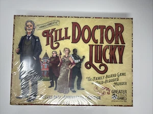 Kill Doctor Lucky Deluxe 24 3/4 Anniversary Edition Board Game - New Sealed - Picture 1 of 6