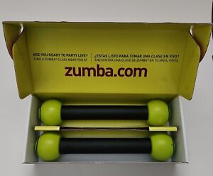 Zumba - Toning Stick Set, Two 1lb Shaker Weights w/ Maraca Sound (IN THE BOX) 