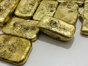 500 Grams Scrap Gold Bar For Gold Recovery Melted Different Computer Coins Pins - Picture 1 of 12