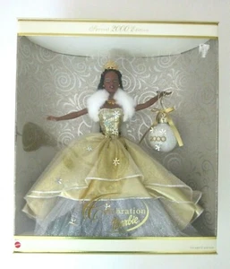 VINTAGE SPECIAL 2000 EDITION CELEBRATIONS AFRICAN AMERICAN BARBIE DOLL ~ NRFB - Bild 1 von 8