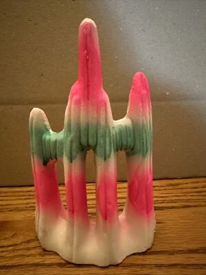 Винтажное флуоресцентное керамическое украшение-вершина для аквариума - Изображение 1 из 4