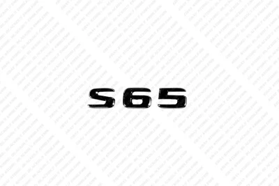 Tapa maletero negro brillante emblema insignia logotipo letras para Mercedes-Benz S65 AMG W223 Foto 1 de 4