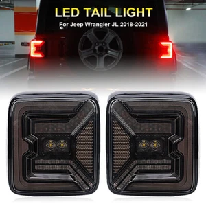 Luces traseras LED de humo señal de giro inverso freno para Jeep Wrangler JL JLU 2018-21 - Imagen 1 de 12
