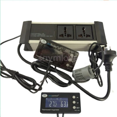 Digital Temperature Humidity Controller Thermostat Aquarium Fish tank Reptile - Image 1 of 4