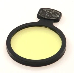 LINHOF 42mm SLIP IN CAMERA LENS FILTER YELLOW MINT NR - Picture 1 of 2