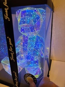 “Just For You” LED Holographic Light Up Teddy In Gift Box For Special Occasion - Picture 1 of 12