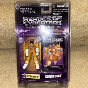 Transformers Heroes of Cybertron Decepticon SUNSTORM 2004 Generazione1 collezione - Foto 1 di 2
