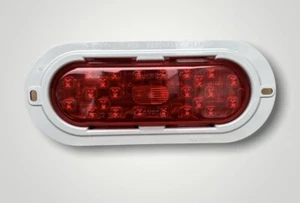 Truck-Lite 60252R 2"x6" Red Oval Flange Mount LED Combination Tail Light NEW - Bild 1 von 3