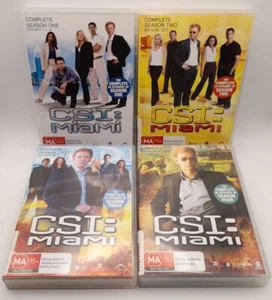 CSI Miami Season 1 2 3 4 DVD Box Set PAL Region 4 VGS - Free Postage - Picture 1 of 5