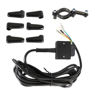 ATV 12V Handle Bar Control Switch & Mounting Bracket Winch Rocker Thumb Switch - Picture 1 of 9