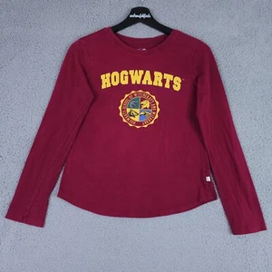 Gap Kids Shirt Girls XXL Red Hogwarts School Harry Potter Long Sleeve Youth Tee - Picture 1 of 12