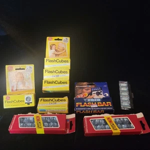 Huge Lot of Various Types Of Vintage Packs Camera Flash Cubes - As Is - Picture 1 of 5