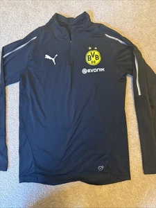 Borussia Dortmund Men’s Warm Up Quarter Zip Size S - Picture 1 of 2