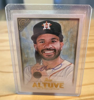 2018 Topps Gallery - Jose Altuve #125 AUTOGRAPHED - Image 1 of 2