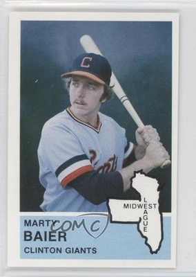 1982 Fritsch Midwest League Stars of Tomorrow Martin Baier Marty Baier #99 - Image 1 of 2