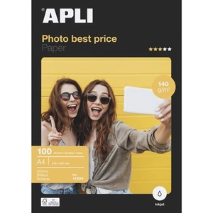 Apli Best Price Photo Paper Glossy 140gsm A4 Ref 11804 - Afbeelding 1 van 6