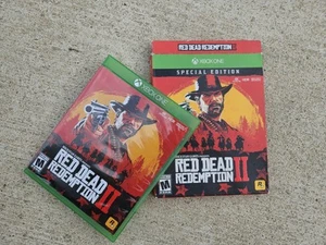 Red Dead Redemption 2 (Xbox One, 2018) Special Edition 2 Nice Discs No Map - Picture 1 of 12