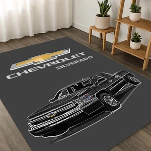 Ford Logo, Automotive Rug, Custom Rug, Truck Rug, Vehicle Rug,Ford Garage Carpet - Picture 1 of 12
