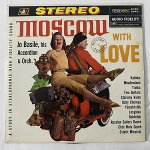 JO BASILE HIS ACCORDION & ORCHESTRA - MOSCOW WITH LOVE - 1960 US LP, JAZZ - Picture 1 of 4