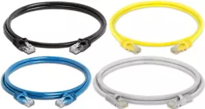 Network Patch Cable CAT5e CAT6 0.3m 0.5m 1m 2m Blue Black Yellow White*SHIP NSW - Picture 1 of 5