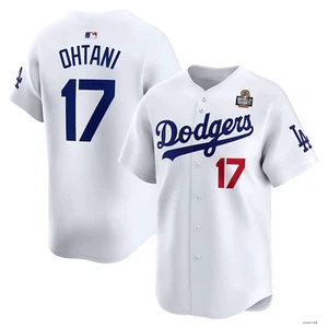 White Ohtani #17 Baseball Jersey Shirt Print Fans Size S-5XL Can Custom - Picture 1 of 6